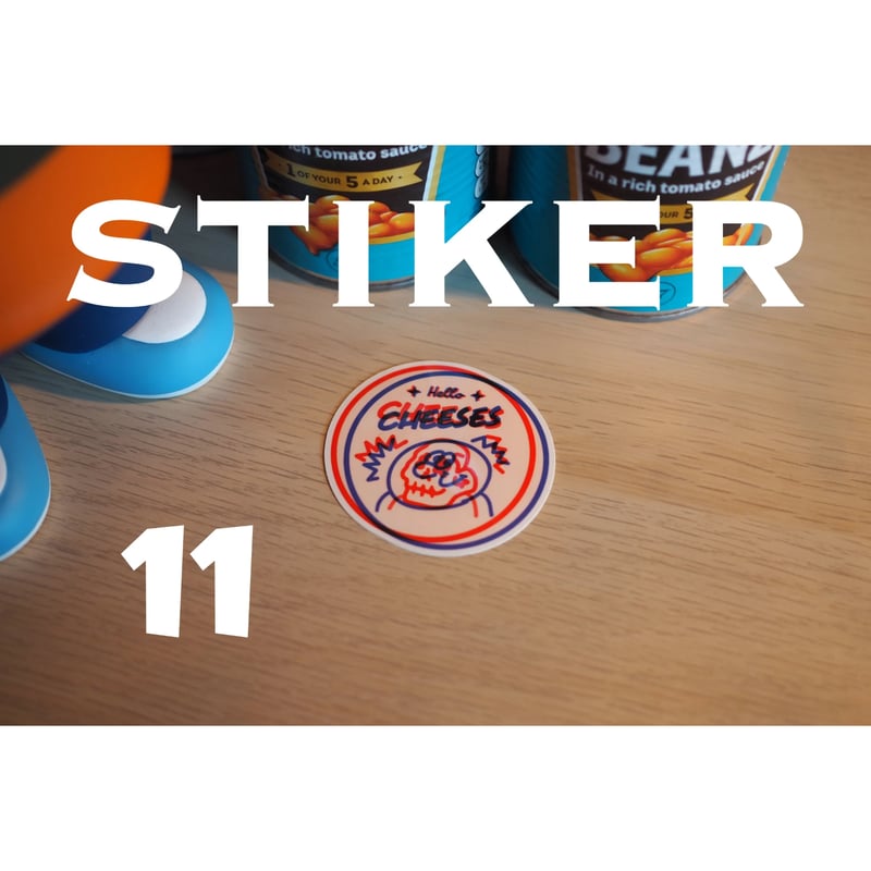 STIKER (ステッカー)全17種 | CHEESES ONLINESHOP