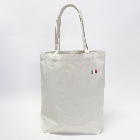イタリア国旗刺繍トートバッグ（Mサイズ）