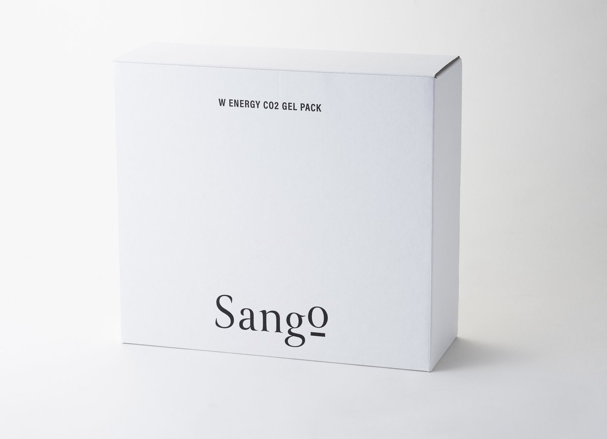自宅でエステ級☆sangoダブルエナジーCO2ジェルパック（30回分