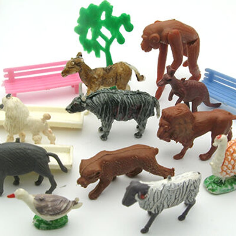カバヤのおまけ ミニチュア動物園Eセット | 修平庵