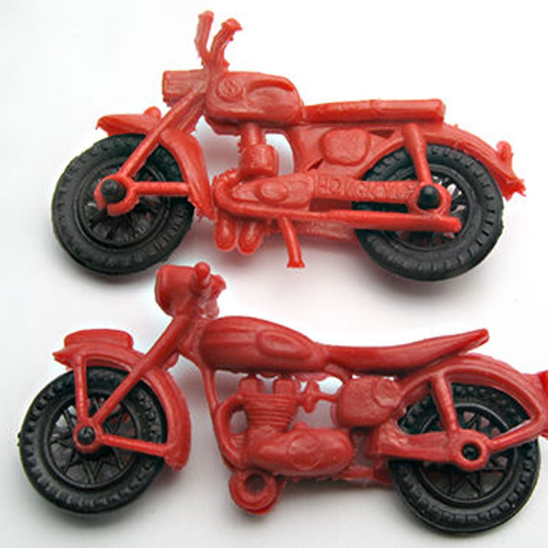 昭和レトロ　おまけ　バイク お菓子のおまけ バイク2台セット | 修平庵