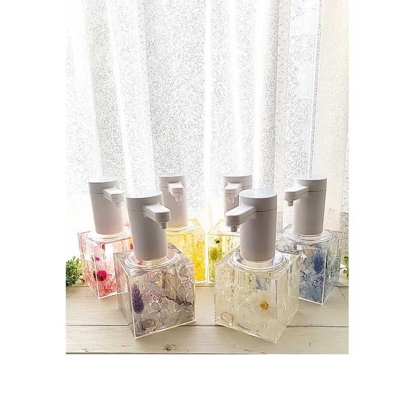 固まるハーバリウムの大容量アルコール『オートディスペンサー』5