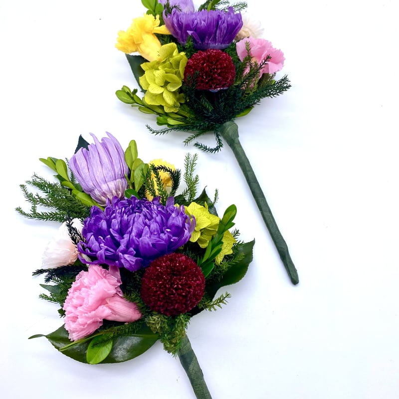 プリザーブドフラワー仏花(簡単差し替え花立て無し) | Chloris プリザーブドフラワー仏花(簡単差し替え花立て無し) | Chloris