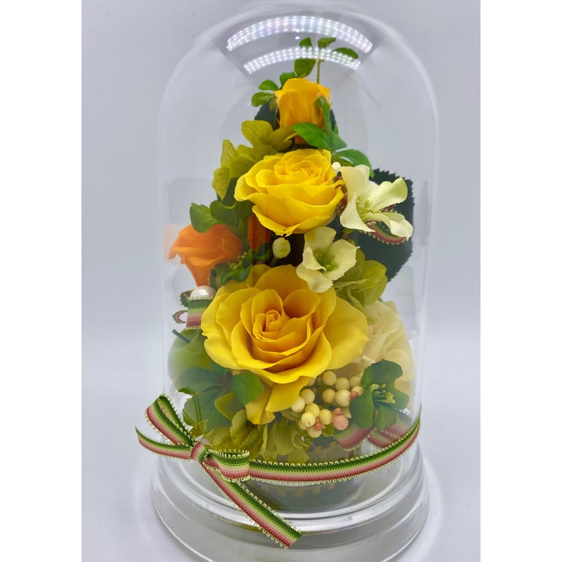 chloris クロリス　プリザーブドフラワー　 ガラスドーム　アレンジメント chloris クロリス プリザーブドフラワー ガラスドーム