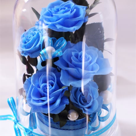 米寿祝い 傘寿祝い 誕生日 記念日 御見舞 黄色い薔薇 ドームアレンジ 枯れないお花 プリザーブドフラワー（イエロー）L