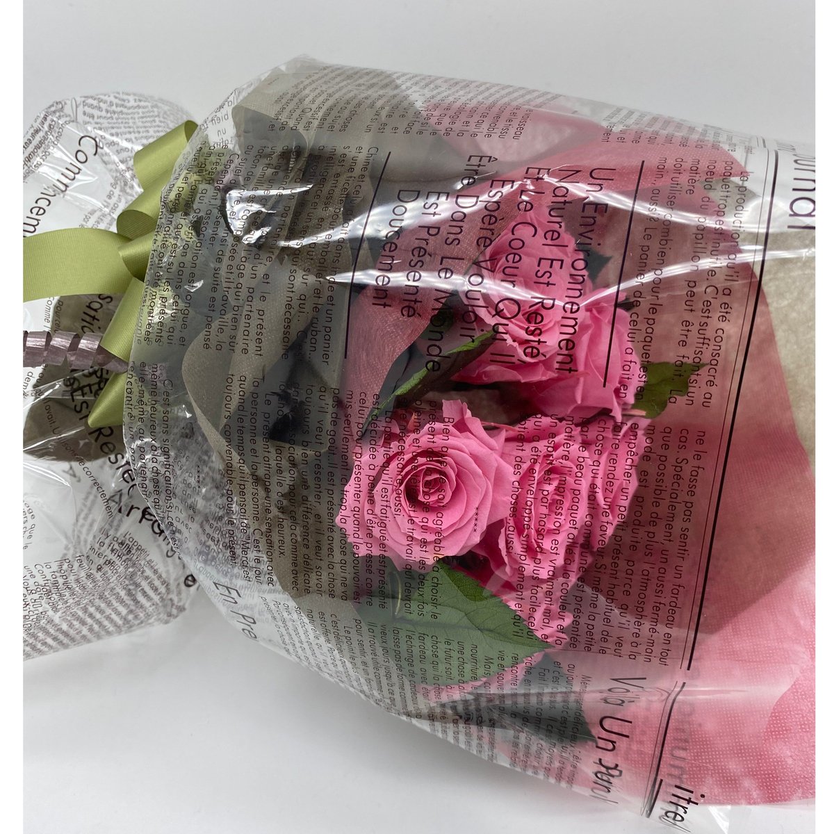 スワロフスキー ピンクローズローズポット 薔薇 12本のバラ