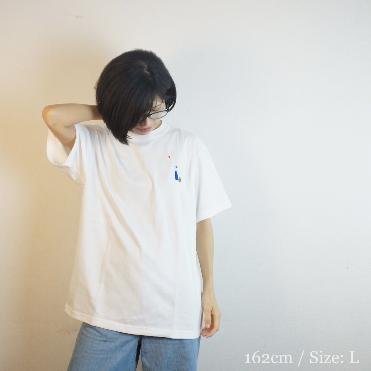 陽月メグミオリジナル刺繍Tシャツ | Hidzuki Megumi Store