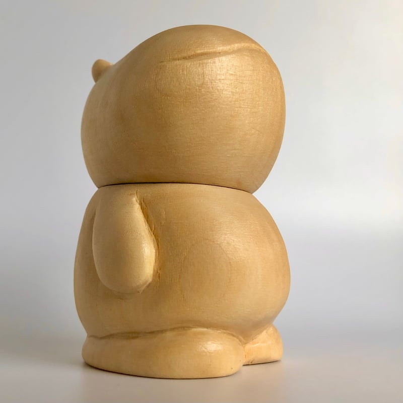 鼻からようじが出る木彫りのカバ | kg-craft STORE