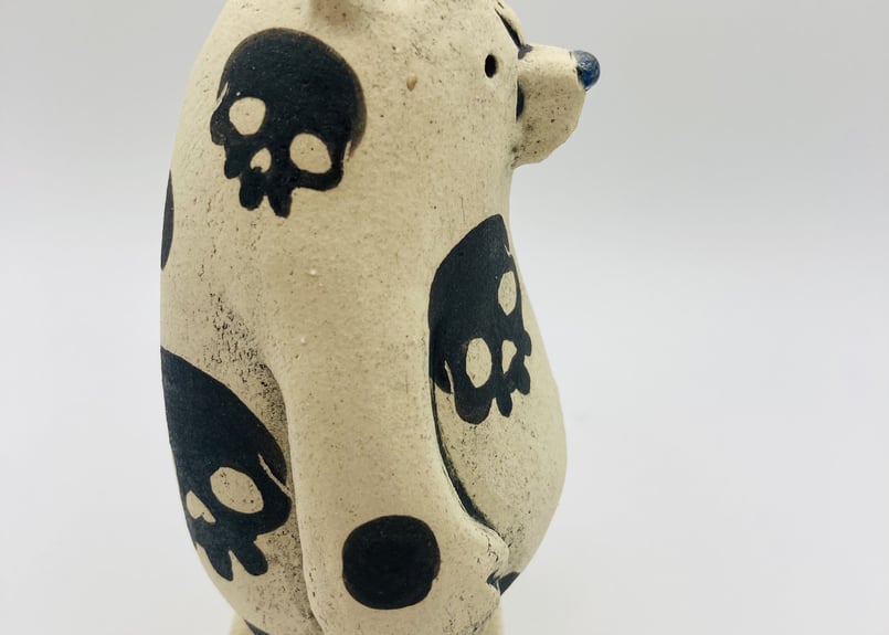 辰巳又助】熊 骸骨のせ | うつわ屋ギャラリー369