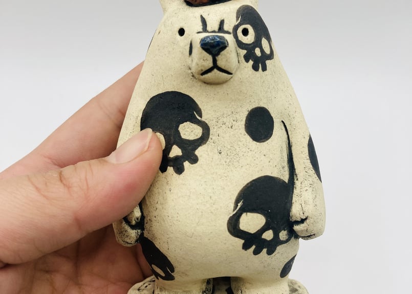 辰巳又助】熊 骸骨のせ | うつわ屋ギャラリー369