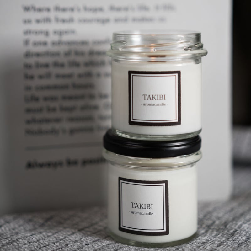 焚き火のようなアロマキャンドル ギフトBOX teaセット | bellbouquet