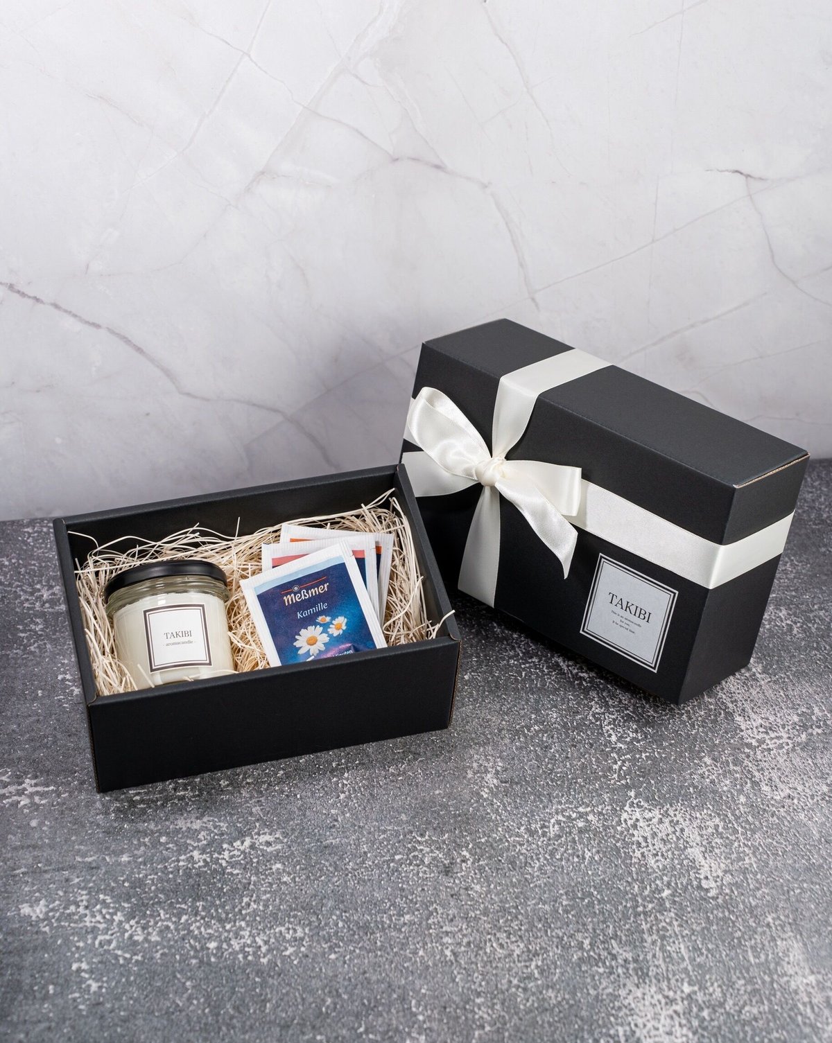 焚き火のようなアロマキャンドル ギフトBOX teaセット | bellbouquet
