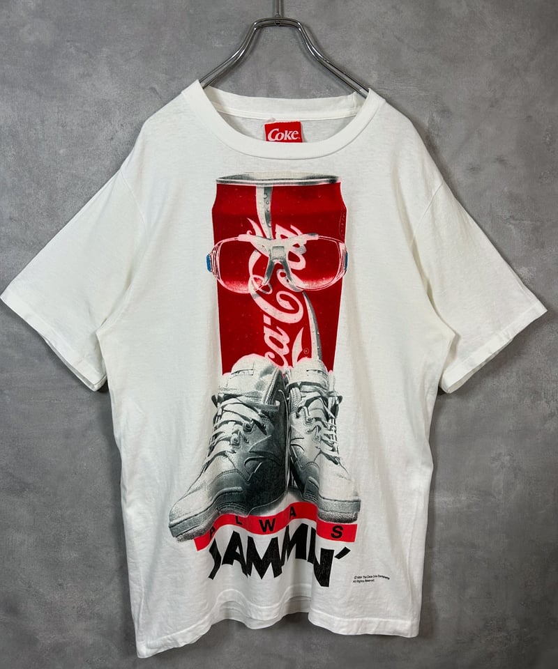 90s Coca Cola ラガシャツ 90s 90年代 Coca-Cola コカコーラ men's ラガーシャツ S