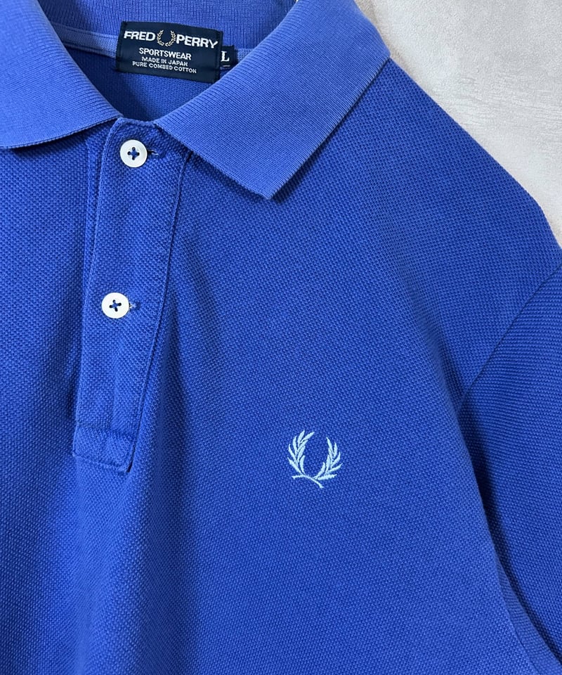 Fred Perry ブルー半袖ポロシャツ 楽天市場】フレッドペリー ポロシャツ FRED PERRY TWIN TIPPED POLO