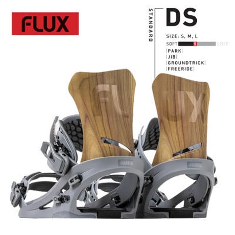 【FLUX フラックス】スノーボード ユニセックス ビンディング DS ディーエス  woodl(BINDING グラトリ ジブ パーク 23-24モデル 正規ディーラー)