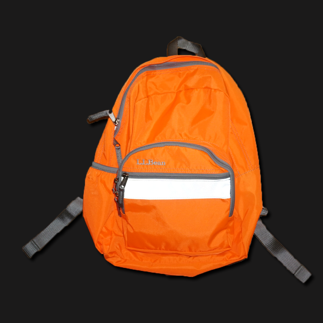 L.L.bean ORANGE backpack PTR