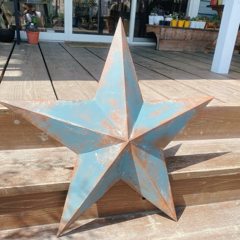 ACE GARAGE 8】オリジナルバーンスター 星のブリキオーナメント