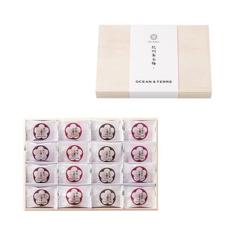 【A382】Premium 紀州南高梅 16粒 木箱入り