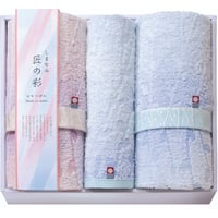 YH102-1165 しまなみ匠の彩 花つぼみ　フェイスタオル2P・ウォッシュタオル