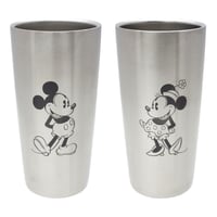 YH056-542  Disney　ステンレス真空タンブラーセット　440ml　ミッキー＆ミニー