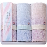 YH102-1166 しまなみ匠の彩 花つぼみ　フェイスタオル3P