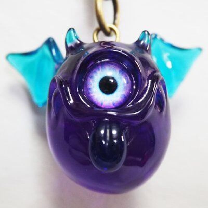 中古美品 KAGEMARU DESIGNS ペロりん ぐるぐる目 カゲマル PERORIN【GGver】／key chain | KAGEMARU DESIGNS ONL