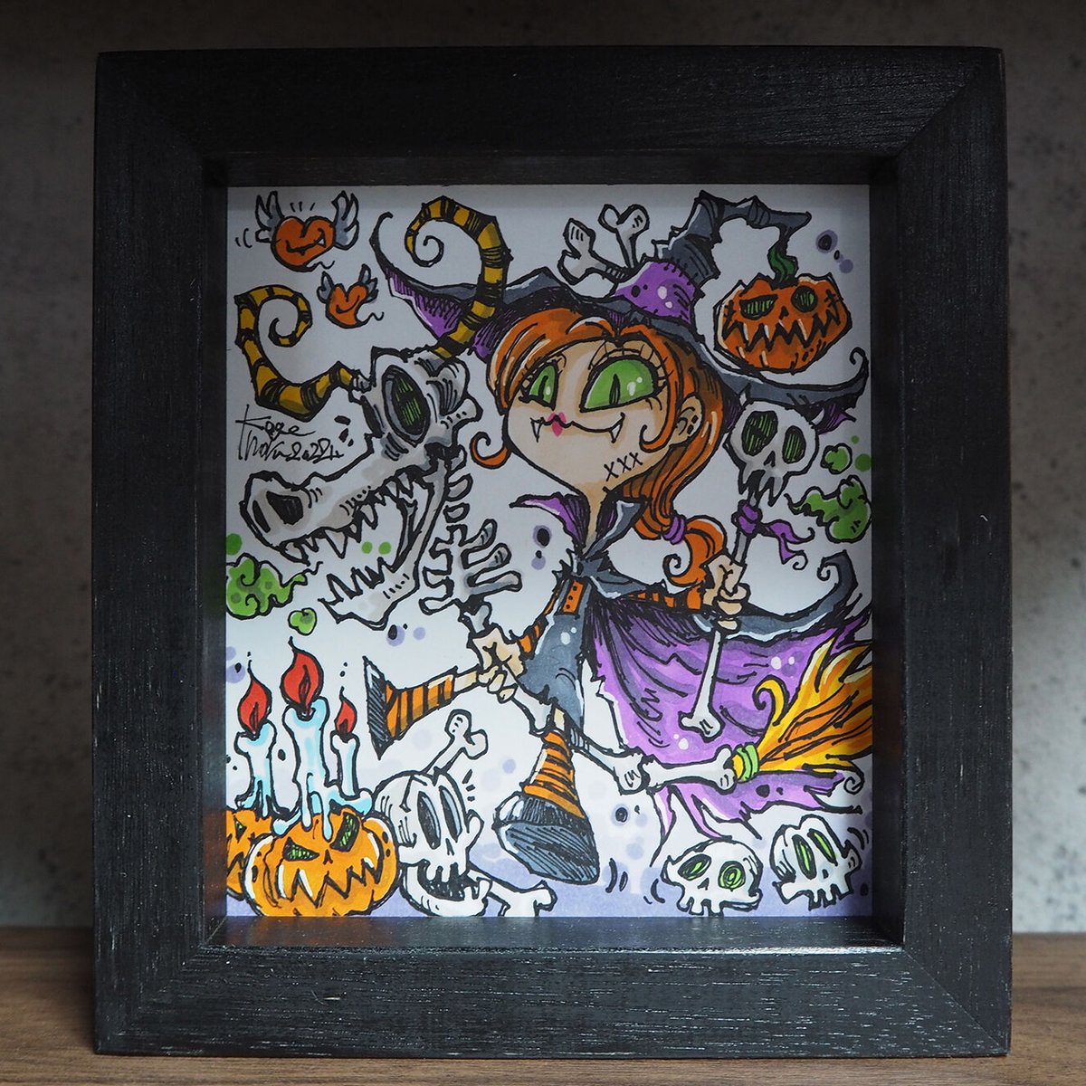 コ*助様 【額縁付き】kagemaru designs イラスト458×350 Majyoko | KAGEMARU DESIGNS ONLINE STORE
