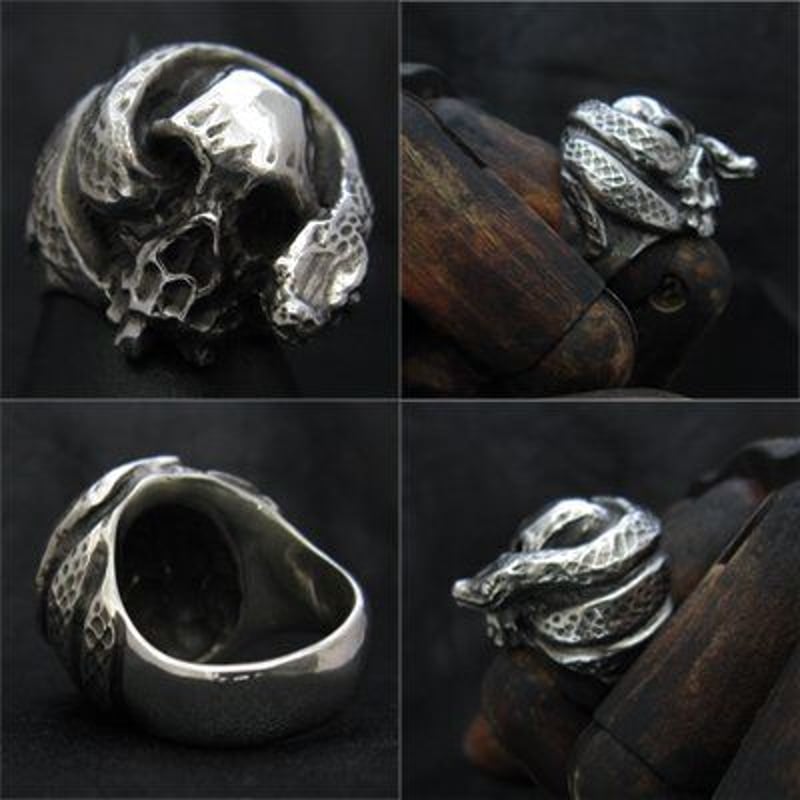 Skull & Snake RING | KAGEMARU DESIGNS ONLINE STORE Skull & Snake RING | KAGEMARU DESIGNS ONLINE STORE