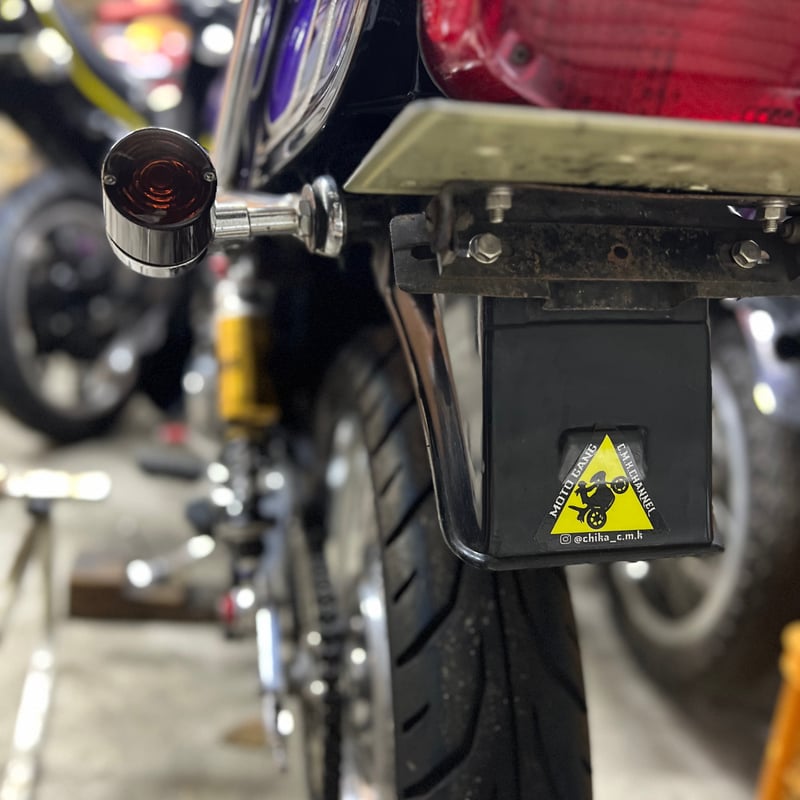 反射ウィリーシルエットステッカー | MOTO GANG's STORE