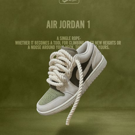 AIR JORDAN 1 Low“Olive Tensio” | ROPE