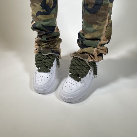 air force1  white×green wood