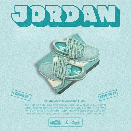 AIR JORDAN "BLUE ACENT"