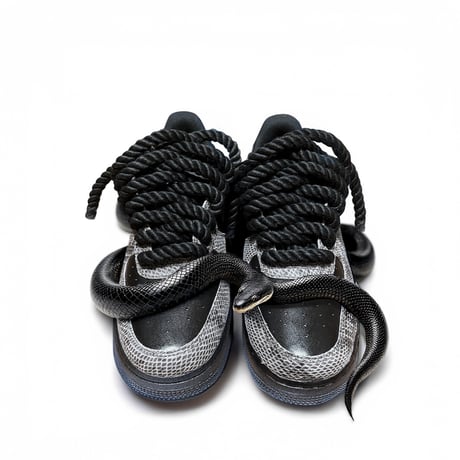 NIKE AIR FORCE1 "BLACK PYTHON"