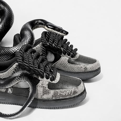 NIKE AIR FORCE1 "BLACK PYTHON"