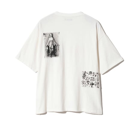glamb グラム 半袖Tシャツ メンズ Sacred Damage Cutsew セイクリッドダメージカットソー 春 ホワイト ブラック GB0126/CS01