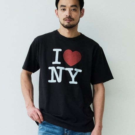 ジョンブル johnbull Johnbull 半袖Tシャツ メンズ アーティストTシャツ(I LOVE NY/Milton Glaser) 春夏ファッション ホワイト チャコール JT262C13