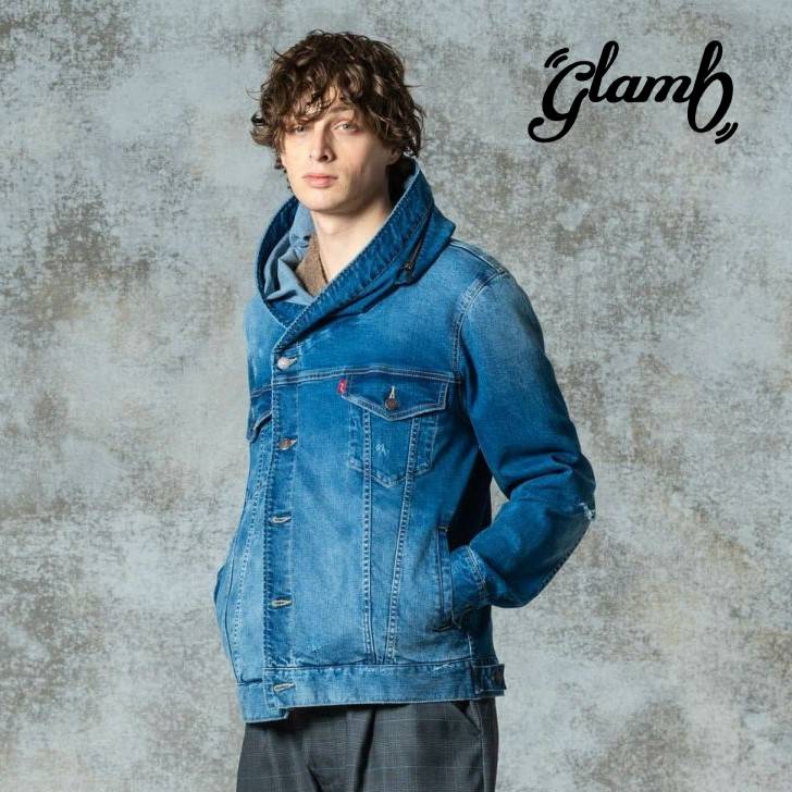 glamb グラム デニムジャケット メンズ Carol Denim Jacket/キャロルデ