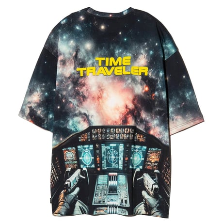 glamb グラム 5分袖Tシャツ メンズ Cosmic Print T-Shirt/コズミックプリントＴシャツ 春夏商品 ブラック GB0225/CS01