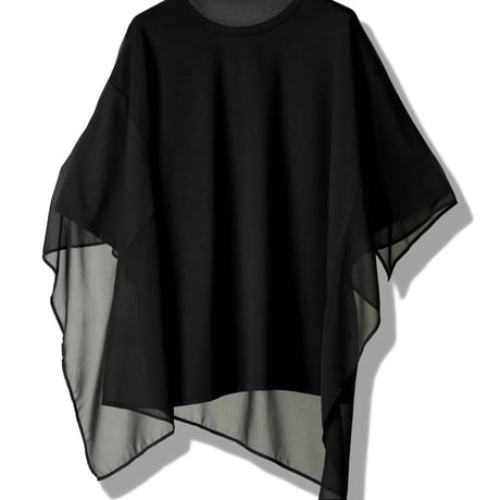 ノーアイディー noid 半袖カットソー NOID. メンズ ドッキングシアードレープブーツBIG-T ホワイト ブラック グレー 春夏商品 458010-487T