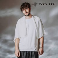 ノーアイディー noid 半袖カットソー NOID. メンズ ドッキングシアードレープブーツBIG-T ホワイト ブラック グレー 春夏商品 458010-487T