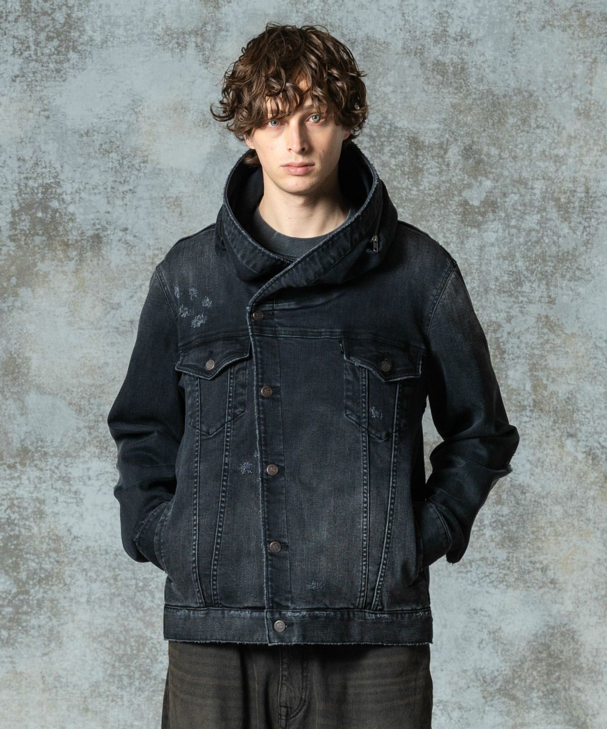 glamb Carol Denim JacketキャロルクラッシュデニムJK L GB0325/JKT11: Carol Denim Jacket – glamb Online Store