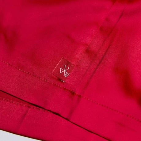 VIRGOwearworks ヴァルゴウェアワークス メンズ 半袖シャツ LUXE BOWLING SATIN SHIRT ホワイト レッド ブラック VG-SH-277