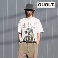 クオルト quolt 半袖Tシャツ メンズ UNIVERSE TEE ホワイト アイボリー フロストブルー 901T-1836