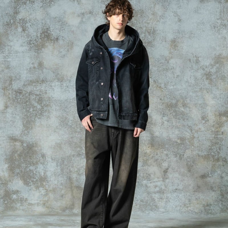 glamb グラム デニムジャケット メンズ Carol Denim Jacket/キャロルデ