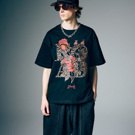 glamb グラム 半袖Tシャツ メンズ Velour Road T-Shirt ベロアロードTシャツ 夏 ホワイト ブラック GB0226/CS11