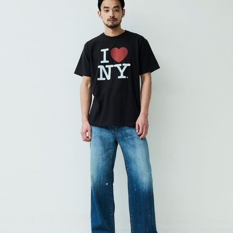 ジョンブル johnbull Johnbull 半袖Tシャツ メンズ アーティストTシャツ(I LOVE NY/Milton Glaser) 春夏ファッション ホワイト チャコール JT262C13