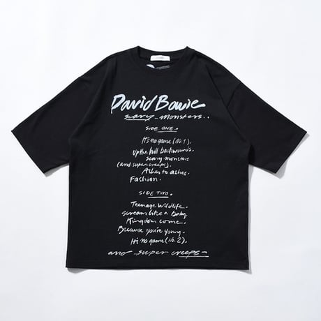 ジョンブル johnbull Johnbull 5分袖Tシャツ メンズ アーティストTシャツ(David Bowie/Scary Monsters) 春夏 ホワイト ブラック JT261C34