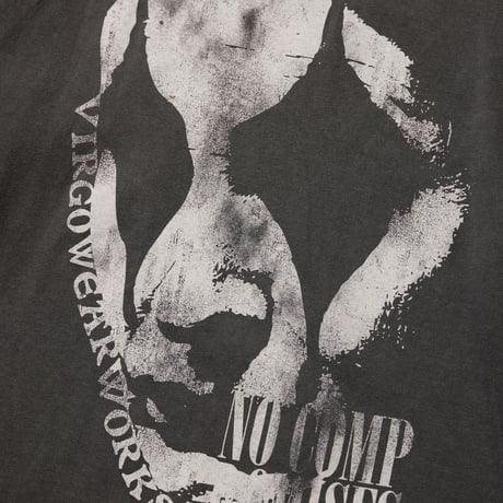 VIRGOwearworks ヴァルゴウェアワークス メンズ 長袖Tシャツ PIERROT CHAOS L/S ホワイト ブルー ブラック VG-LSPT-105