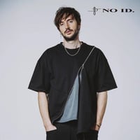 ノーアイディー noid 半袖Tシャツ NOID. メンズ マルチシームZIP BIG-T ホワイト グレー ブラック フリーサイズ 春夏商品 456006-229T