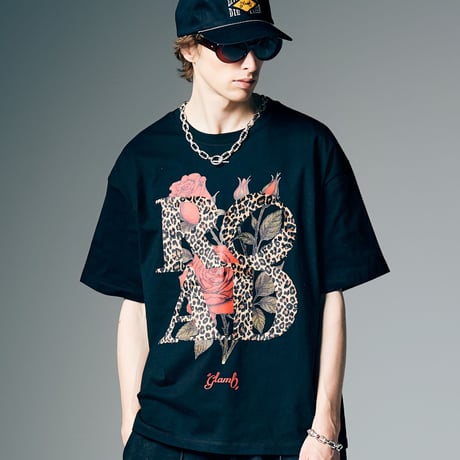 glamb グラム 半袖Tシャツ メンズ Velour Road T-Shirt ベロアロードTシャツ 夏 ホワイト ブラック GB0226/CS11